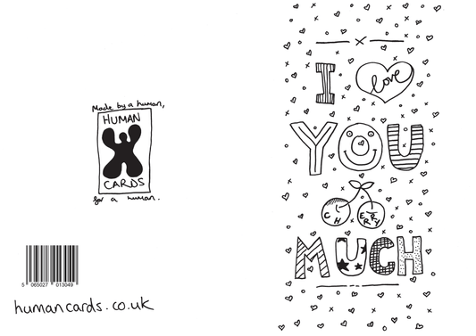 I Love You Very Much Card