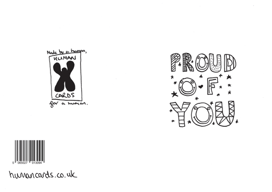 Proud of You Congratulations Card